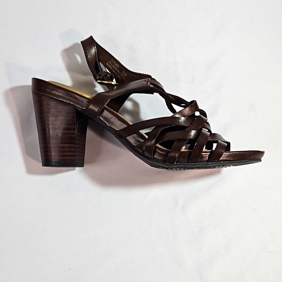 Metoo Brown Womens Sandals Size 8 - Picture 8 of 10